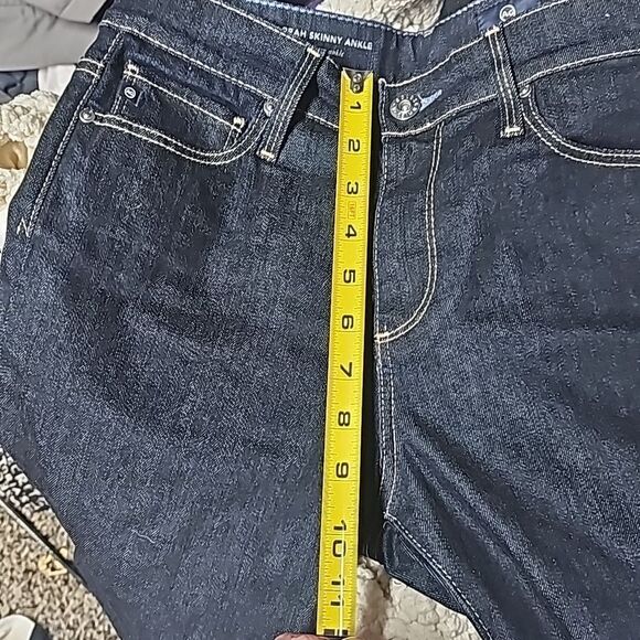 AG Adriano Goldschmied high rise skinny ankle, like new! Sz 25 with 29" inseam - Picture 8 of 8